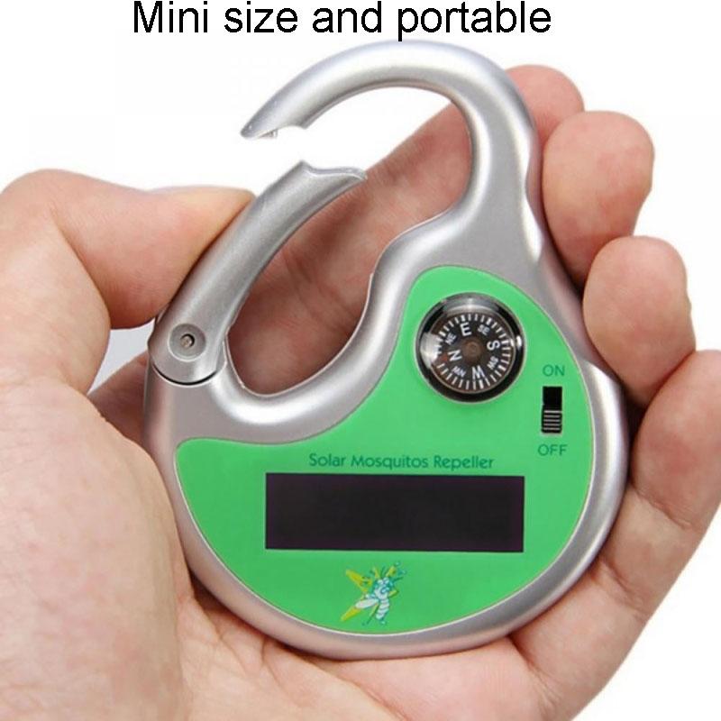 SolarGuard Portable Ultrasonic Mosquito Repeller For Camping Hiking Outdoor Travel 2