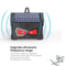 Solar Ultrasonic Animal Repeller With LED Flash Waterproof Rodent Garden Pest Deterrent 2