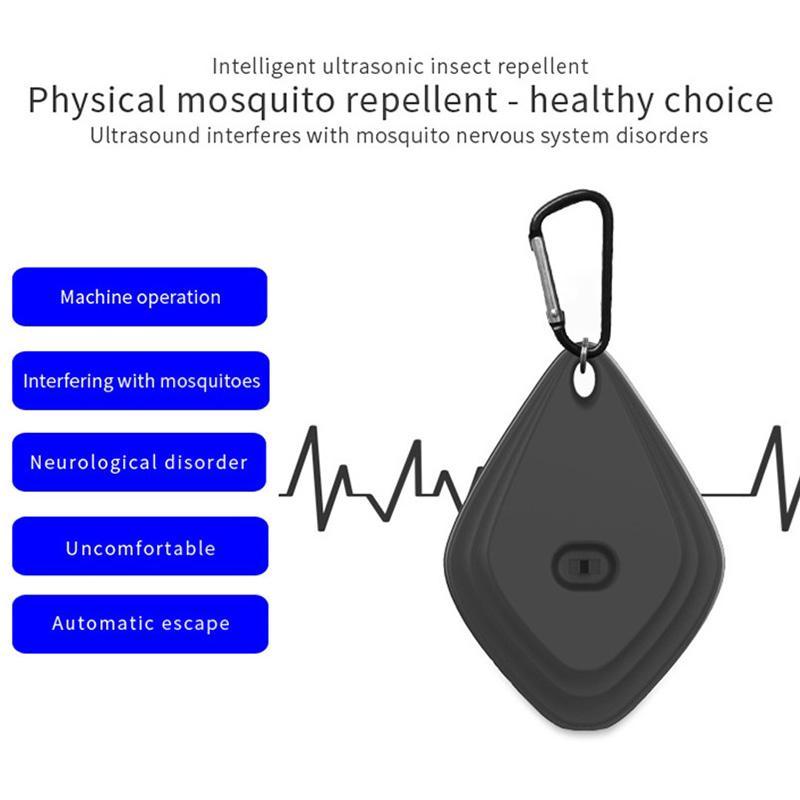 Portable Ultrasonic Mosquito Repellent USB Rechargeable Outdoor Insect Repeller 3