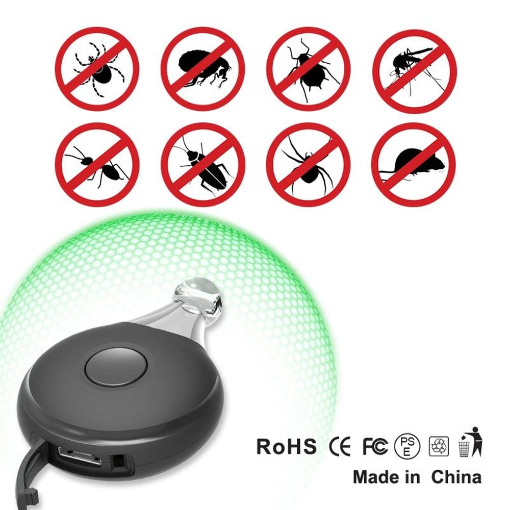 SafeGuard Clip On Ultrasonic Insect Repellent For Pets Outdoor Adventures 3