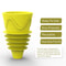Reusable Fruit Fly Trap Bottle Insert Set Kitchen Fly Catcher Insect Trap 3