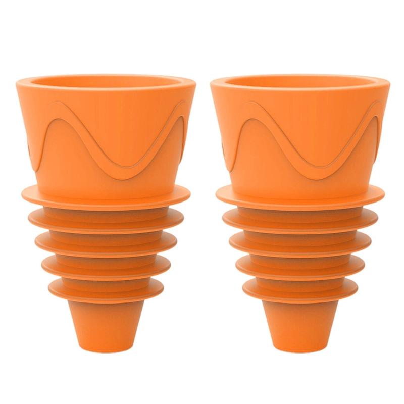Reusable Fruit Fly Trap Bottle Insert Set Kitchen Fly Catcher Insect Trap 2