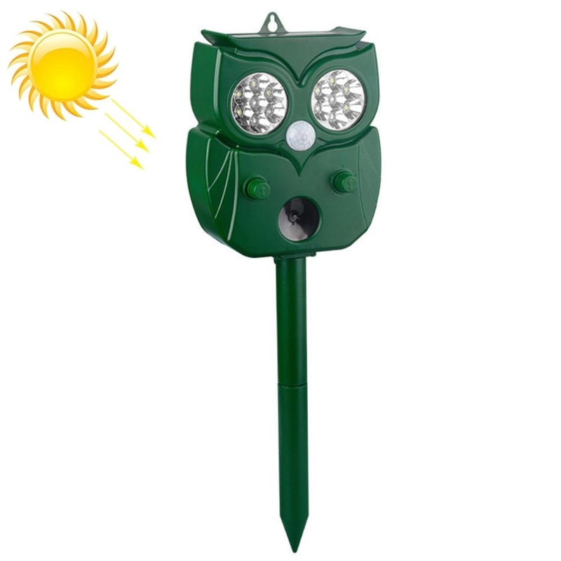 SolarGuard Pro Ultrasonic Animal Rat Repeller With 14 LEDs And Motion Sensor 7