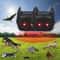 Solar Ultrasonic Animal Repeller With Red Flashing LED Mouse Rodent Deterrent 0