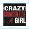 Alabama Crimson Tide Crazy Girl Svg Sport Svg, Crazy Girl Svg.jpg