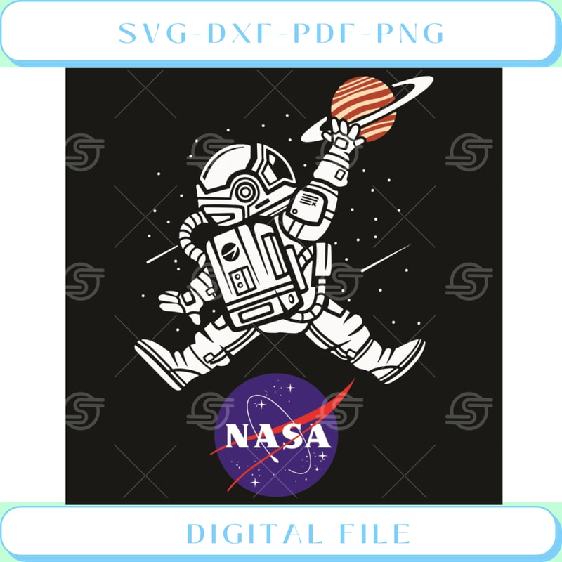 Astronaut Basketball League Slam Dunk NASA Svg Sport Svg.jpg