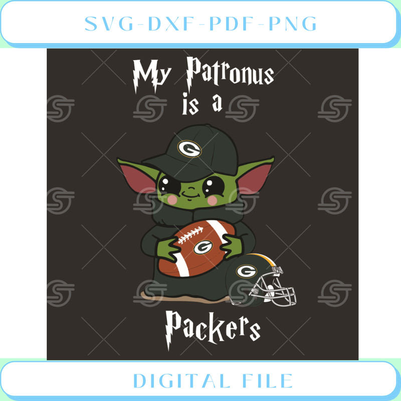 Baby Yoda My Patronus Is A Packers Svg Sport Svg.jpg