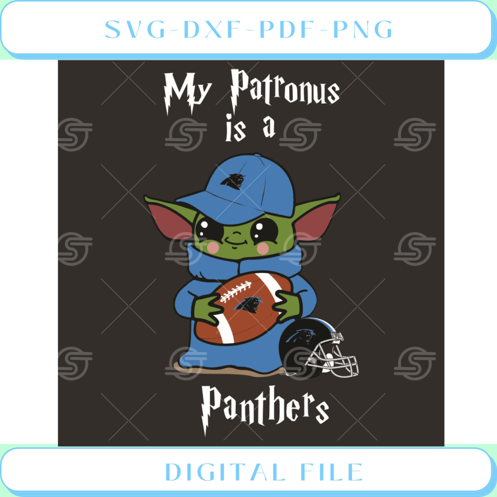 Baby Yoda My Patronus Is A Panthers Svg Sport Svg.jpg