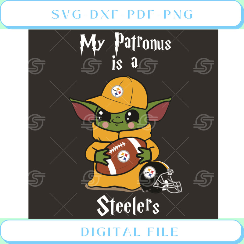 Baby Yoda My Patronus Is A Steelers Svg Sport Svg.jpg