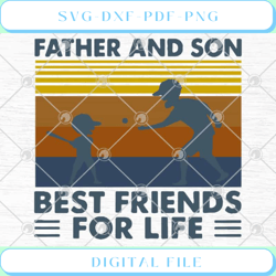baseball father and son best friends for life father's day svg png eps
