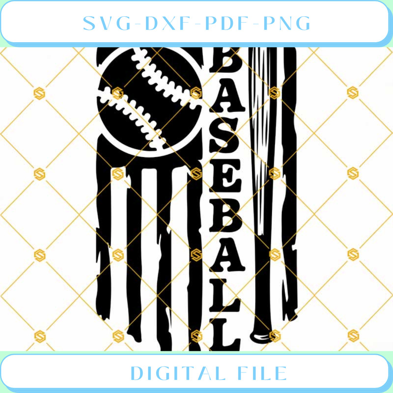 Baseball Flag SVG Distressed USA Baseball Flag SVG.jpg