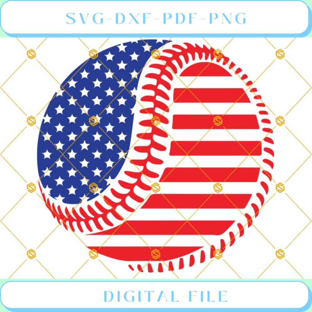 Baseball Svg 4th Of July Svg, American Flag Svg, Fourth Of July Svg.jpg