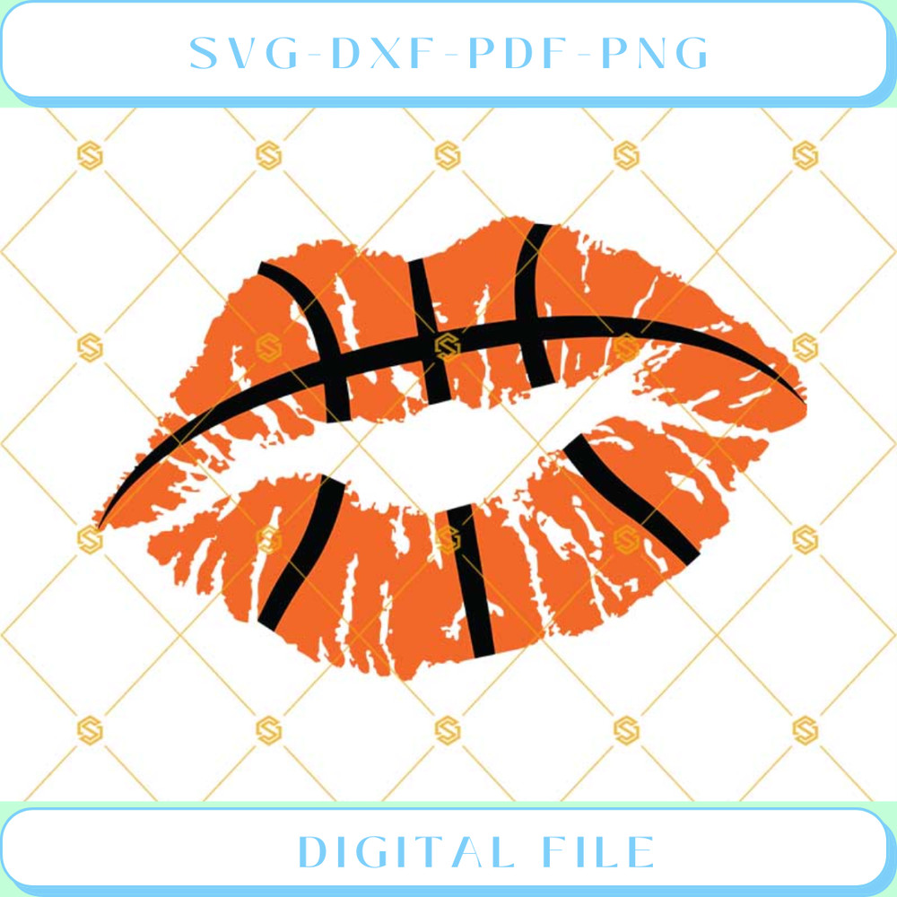 Basketball Lips SVG Basketball Mom SVG, Basketball Girl SVG.jpg