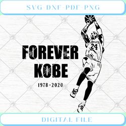 black mamba forever kobe 24 svg png