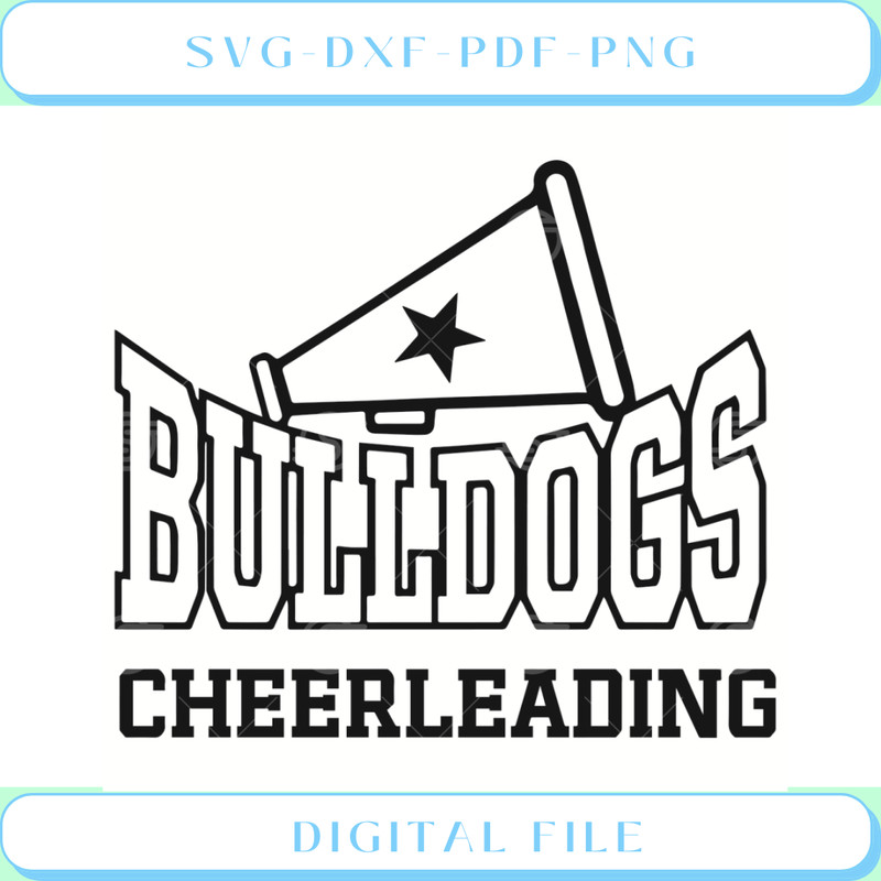 Bulldogs Cheerleading SVG Bulldogs Cheerleading shirt, Bulldogs Svg - Svgtrendingshop.jpg