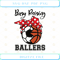 Busy Raising Ballers Soccer Basketball Ball with Red Headband for Socc - Svgtrendingshop.jpg