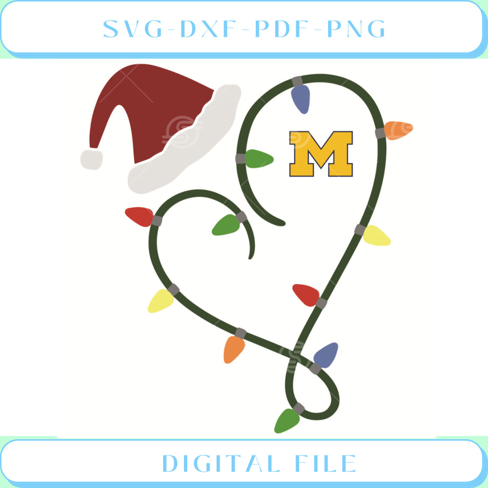Christmas With Michigan Wolverines Svg Sport Svg, Christmas Svg.jpg