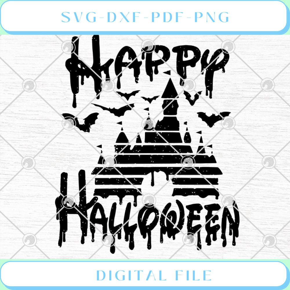 Disney Castle Happy Halloween SVG PNG EPS DXF SVG - Svgtrendingshop.jpg