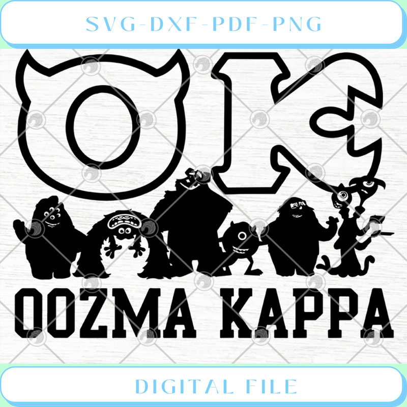 Disney Monsters University OK Oozma Kappa Svg Png Eps Dxf Digital Down - Svgtrendingshop.jpg
