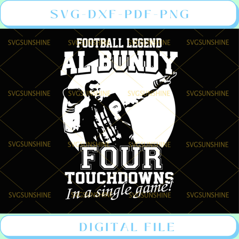 Football legend al bundy four touchdowns in a single game SVG.jpg