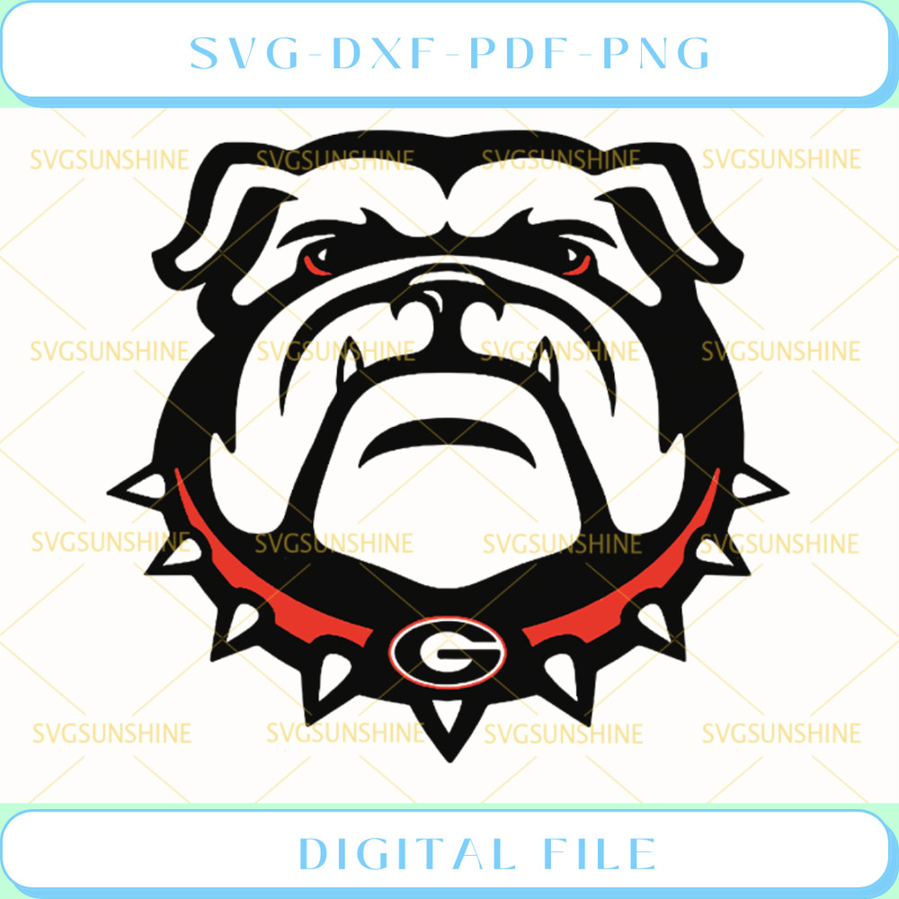 Georgia Bulldogs Svg Football Svg, Bulldog Svg, Bulldog Face Svg.jpg