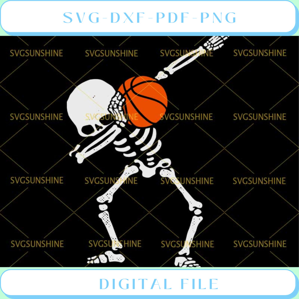 Halloween Skeleton Basketball Svg Skeleton Svg.jpg