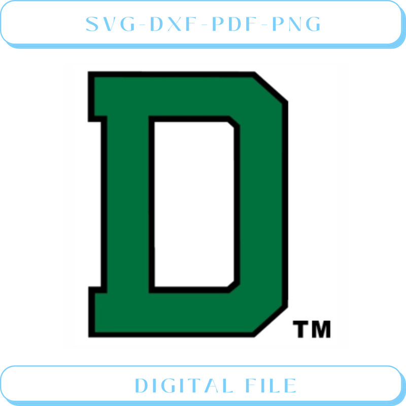 Buy Dartmouth Big Green Football Logo Vector Eps Png files.jpg