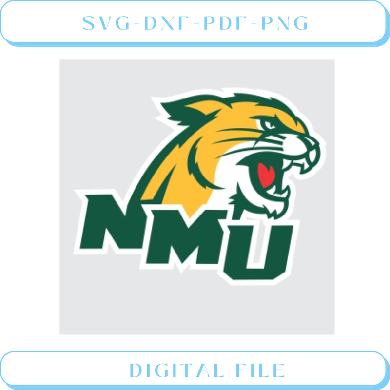Buy Northern Michigan Wildcats Logo Vector Eps Png files.jpg