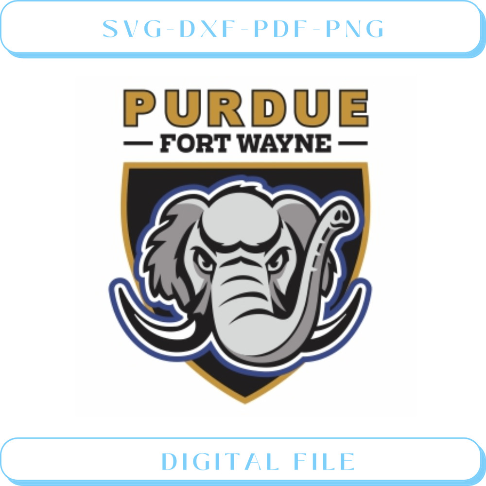 Buy Purdue Fort Wayne Mastodons Logo Vector Files.jpg