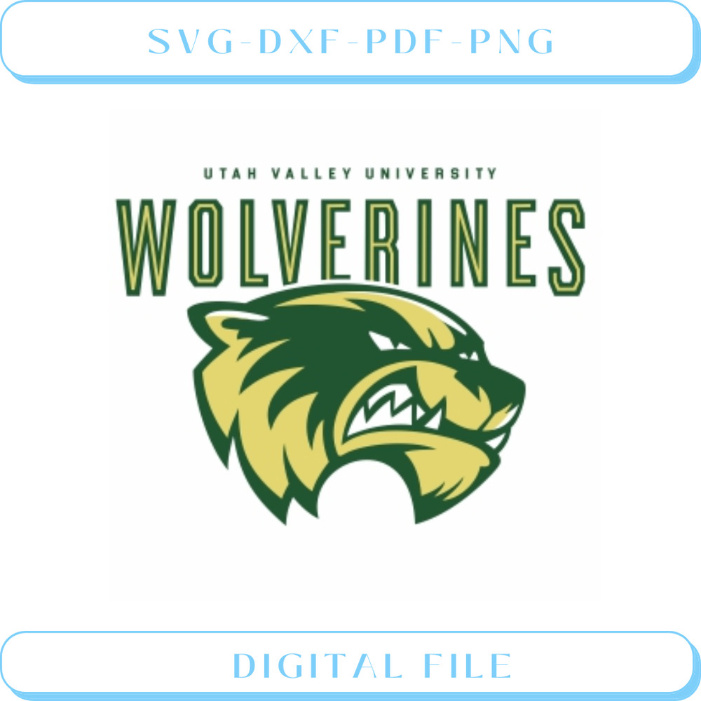 Buy Utah Valley Wolverines Primary Logo Vector Eps Png files.jpg