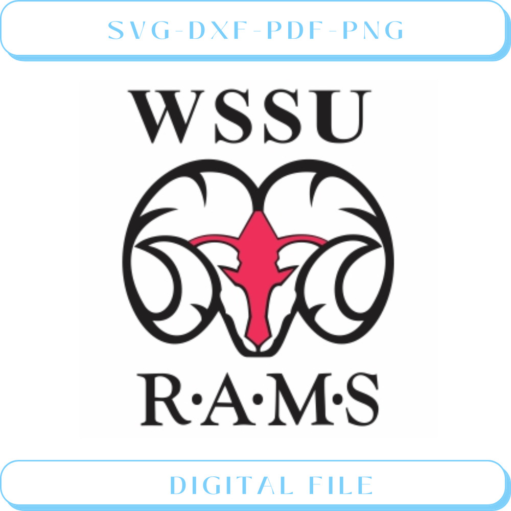 Buy Winston Salem State Dams Foodball Logo Vector Eps Png files.jpg