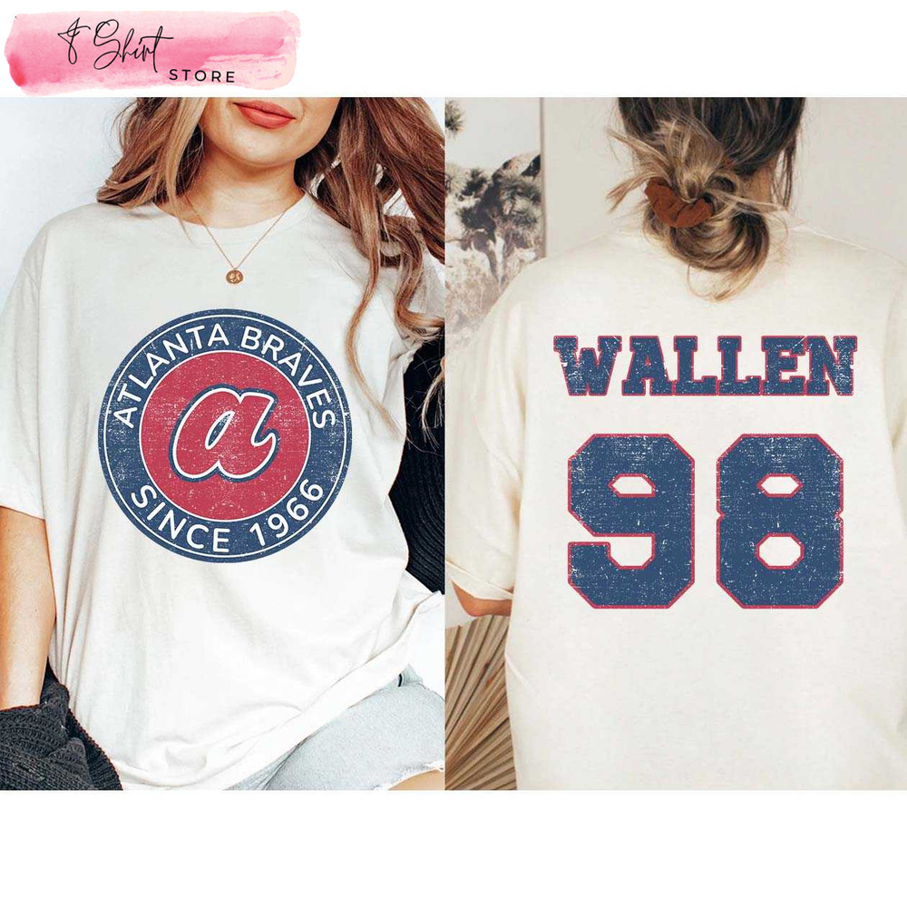 98 Braves Shirt Vintage Atlanta Shirt Morgan Wallen Fan Gift - Happy Place for Music Lovers.jpg
