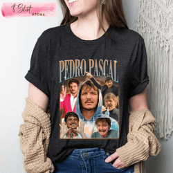 actor pedro pascal shirt 90s inspired vintage narco pedro pascal fans, custom shirt