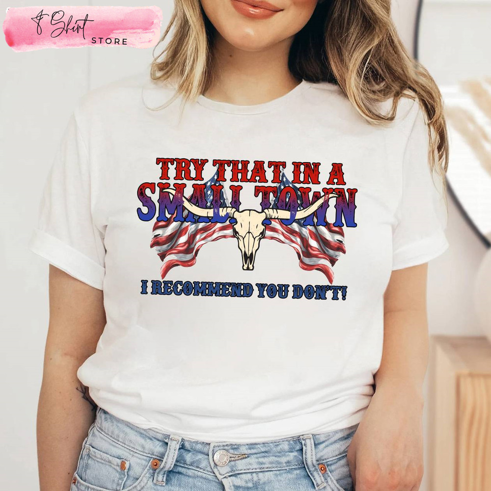 American Flag Aldean Tour 2023 Tee Try That In A Small Town Shirt - Happy Place for Music Lovers.jpg