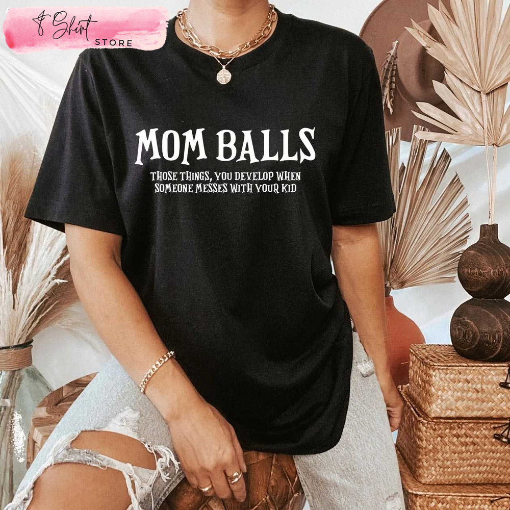 Baseball Softball Mom Shirt Mom Balls Gift for Mothers Day - Happy Place for Music Lovers.jpg