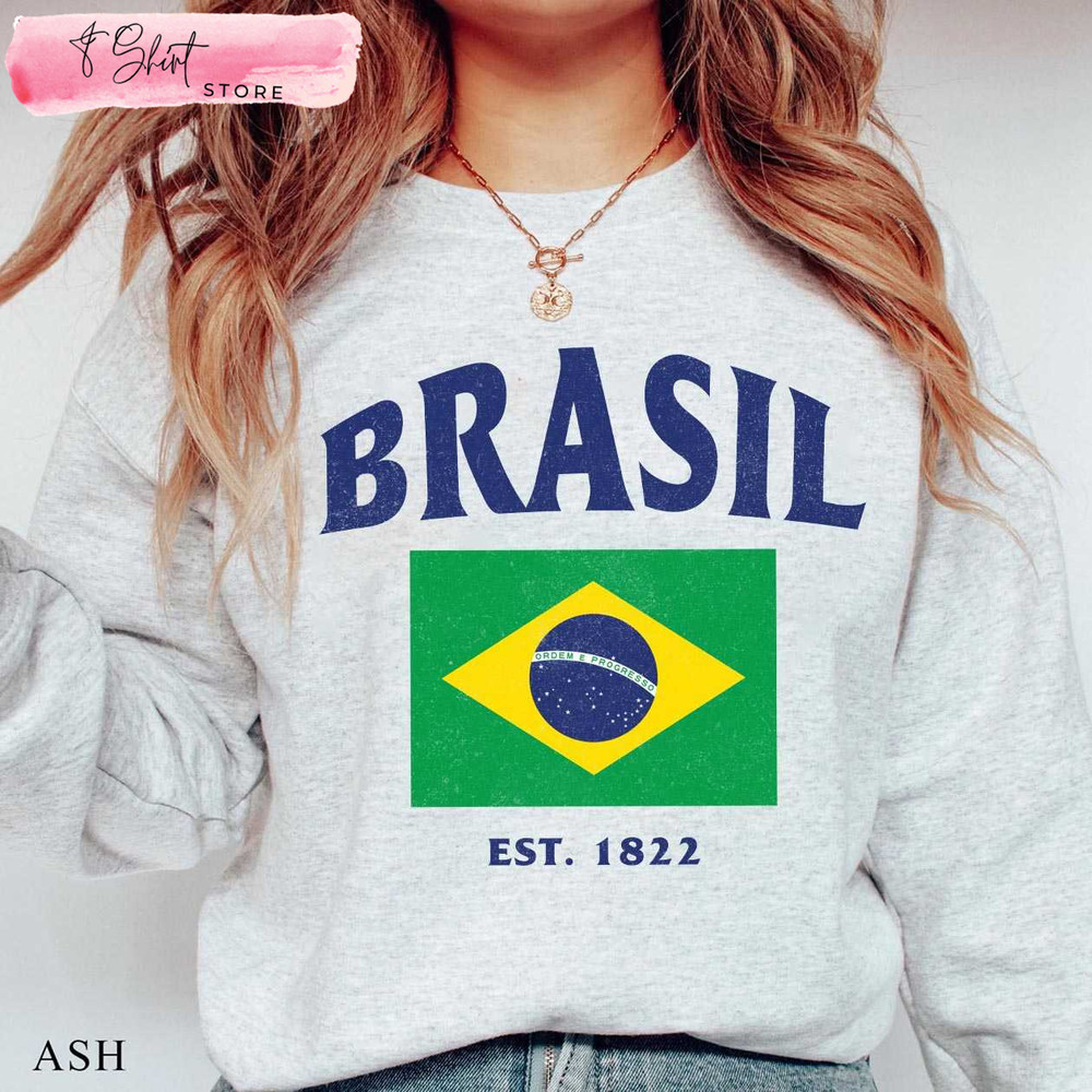 Brasil Est. 1822 Brazil Shirt Women's Gift for Fans - Happy Place for Music Lovers.jpg