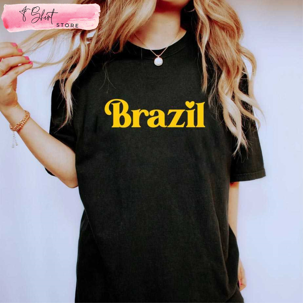 Brazil World Cup Shirt Soccer Brasil Tshirt Gift Ideas 2022 - Happy Place for Music Lovers.jpg