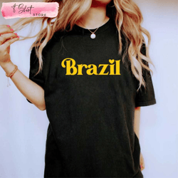 brazil world cup shirt soccer brasil tshirt gift ideas 2022, custom shirt