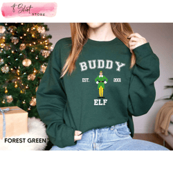 buddy the elf shirt, elf christmas shirt, christmas gift for young adults, custom shirt