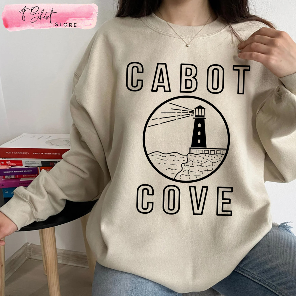 Cabot Cove Maine Murder She Wrote Shirt, Preppy Beachy Sweatshirt - Happy Place for Music Lovers.jpg