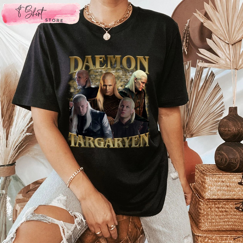 Daemon Targaryen 90s Style T Shirt, House Targaryen Shirt, House of The Dragon - Happy Place for Music Lovers.jpg