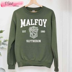 draco malfoy sweatshirt harry potter slytherin shirt slytherin gifts, custom shirt