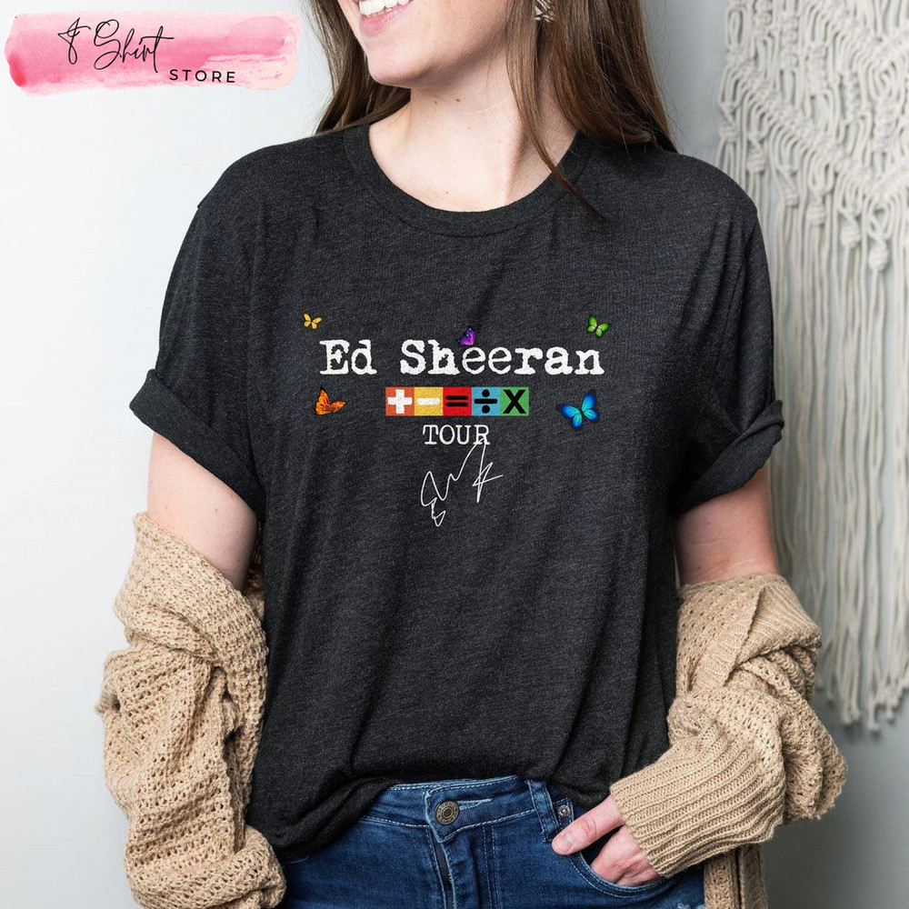 Ed Sheeran Mathematics Tour Shirt Gift For Pop Music Fan - Happy Place for Music Lovers.jpg