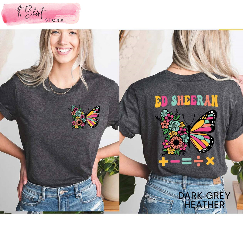 Ed Sheeran T Shirt Women's Mathematics Tour Gift - Happy Place for Music Lovers.jpg