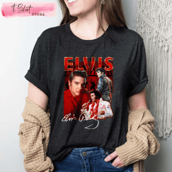 elvis presley graphic tee unique elvis gift, custom shirt