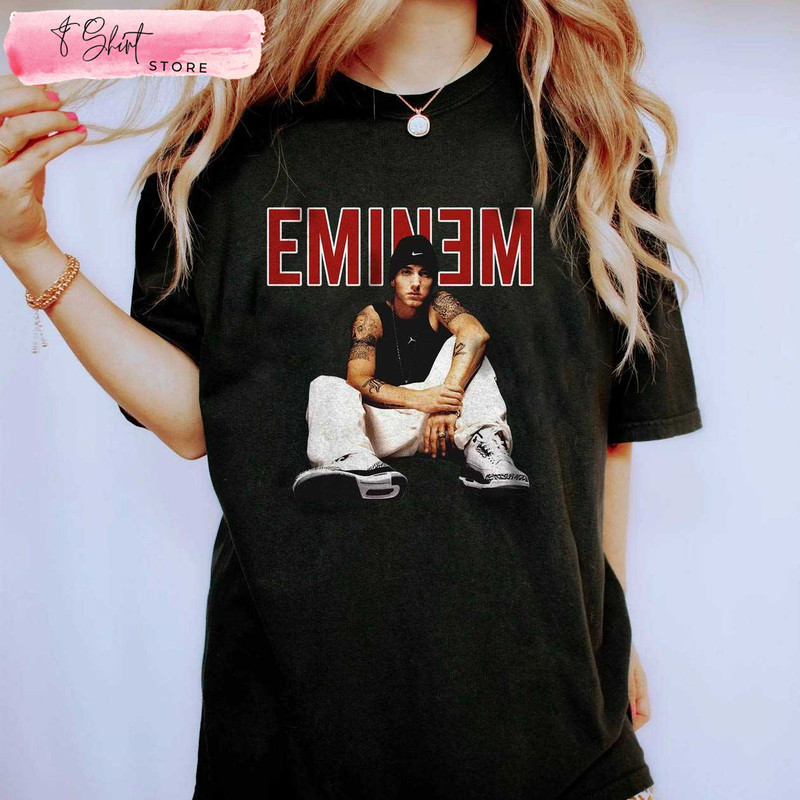 Eminem Tee Shirt - High-Quality Graphic Print Perfect Gift for Fans - Happy Place for Music Lovers.jpg