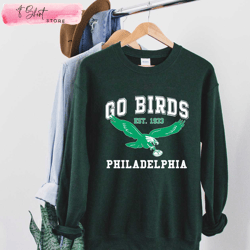est 1933 go birds shirt eagles championship shirt 2023, custom shirt