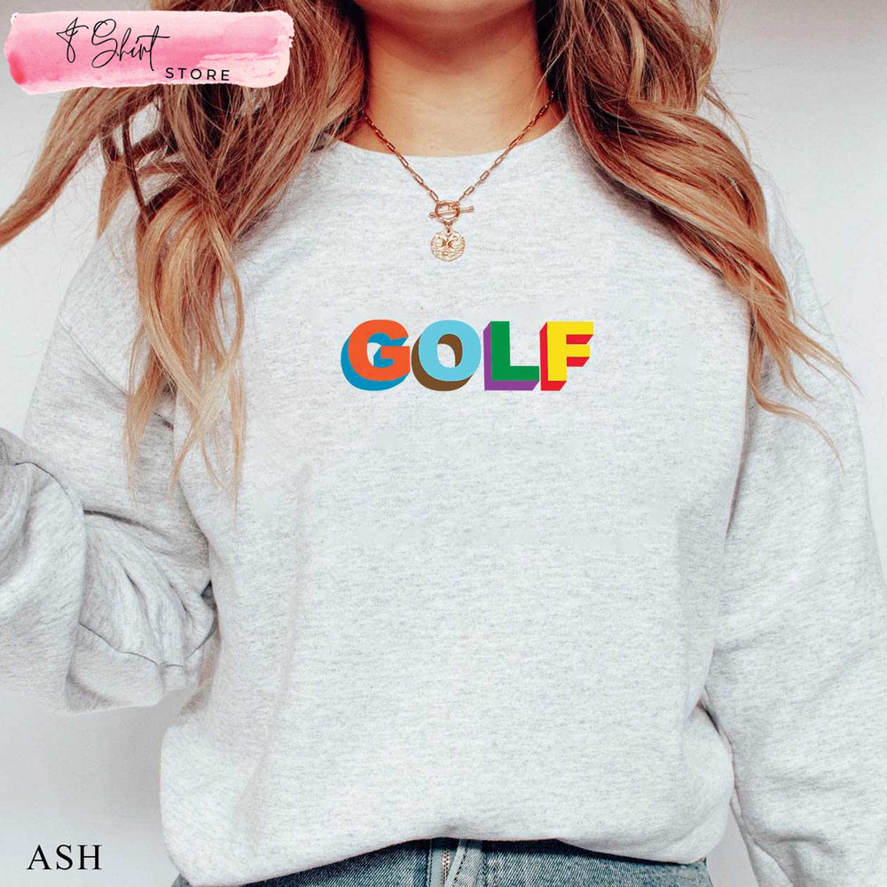 Golf Sweatshirt Tyler The Creator Gift Ideas for Fans - Happy Place for Music Lovers.jpg