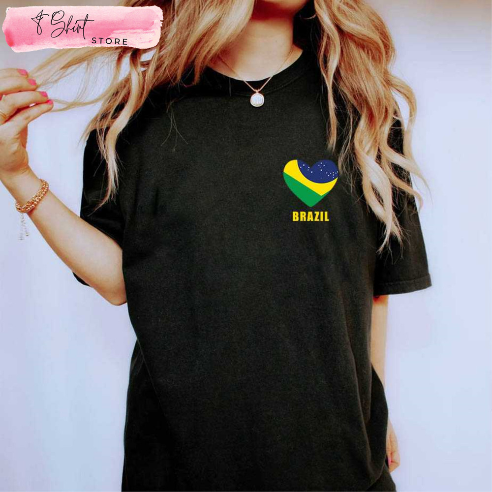 Heart Shape Brazil Flag Shirt Brasil Gift Ideas - Happy Place for Music Lovers.jpg