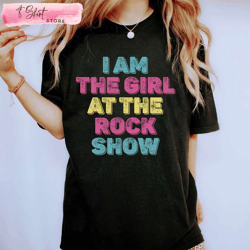 i am the girl at the rock show blink 182 tour shirt, custom shirt